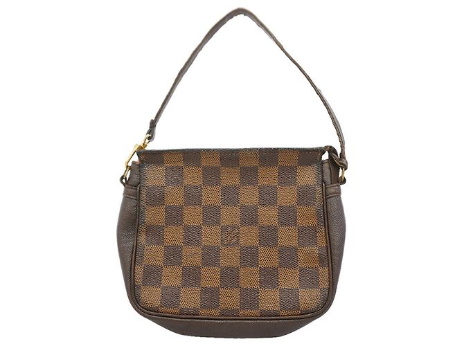 Louis Vuitton Damier Trousse Makeup Bag/Pouch Damier ebene
