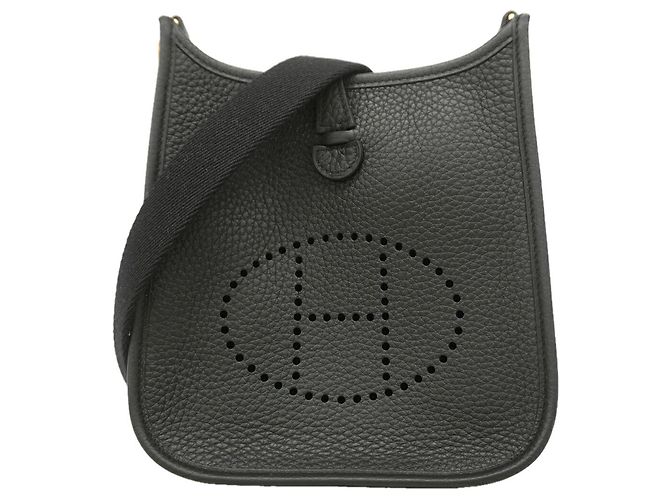 Hermès Borsa a tracolla Hermes Evelyne TPM Nero