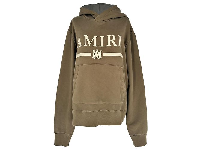 Amiri 'Amiri' Bar Hoodie aus brauner Baumwolle
