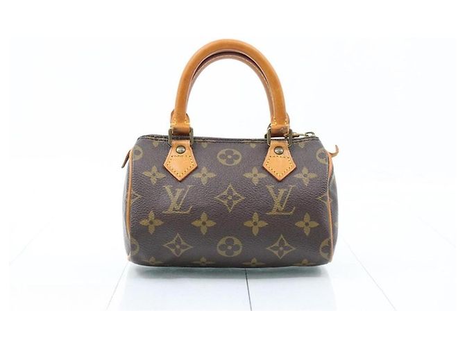 Louis Vuitton Mini Sac Speedy Mini HL Monogram Canvas Marron