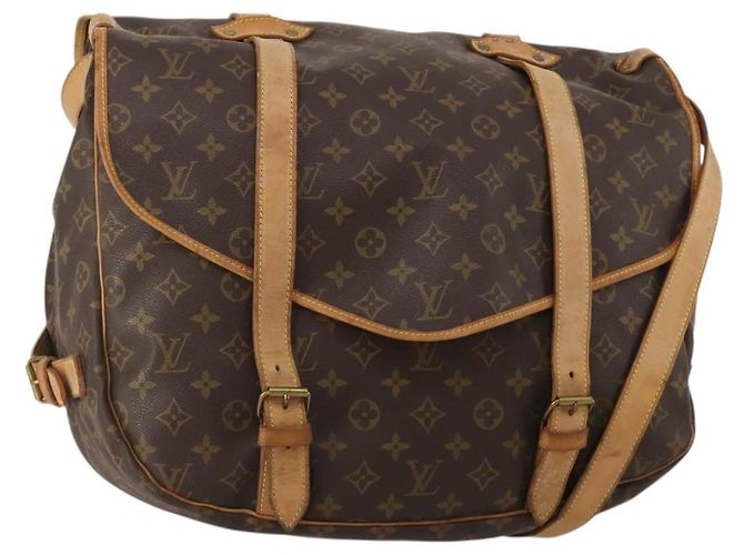LOUIS VUITTON Monogram Saumur 43 Shoulder Bag M42252 LV Auth 202937 Monograma