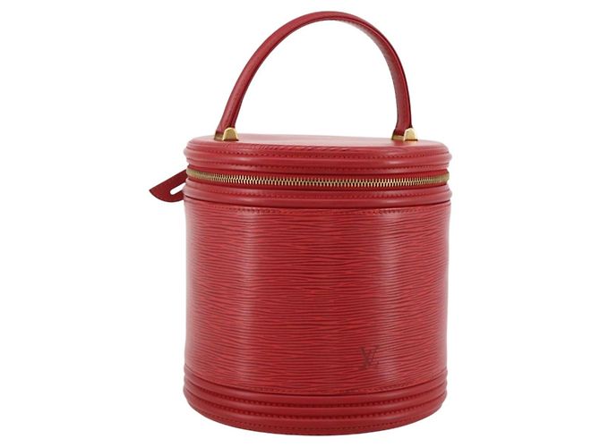LOUIS VUITTON Epi Cannes Handtasche Rot M48037 LV Auth 205082V