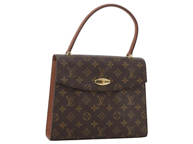 Bolsa de mão LOUIS VUITTON Monogram Malesherbes M51379 LV Auth 205881 Monograma