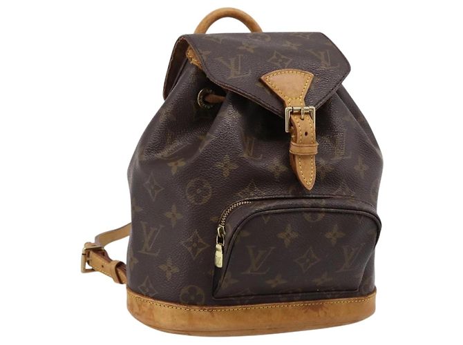 Sac à dos LOUIS VUITTON Monogram Montsouris PM M51137 LV Auth ka6277 Monogramme