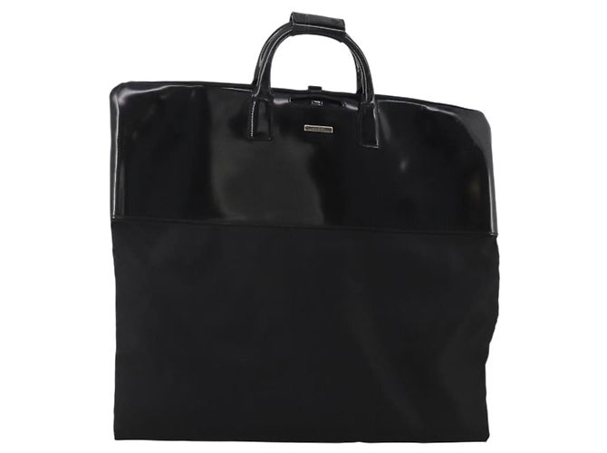 GUCCI Garment Cover Nylon Black Silver Auth bs36902