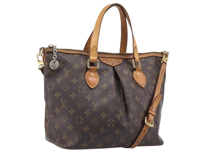 Borsa Tote LOUIS VUITTON Monogram Palermo GM M40146 LV Auth 204660 Monogramma