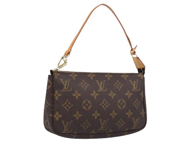 LOUIS VUITTON Monogram Pochette Accessoires Pouch M51980 LV Auth 203073V Monogramm