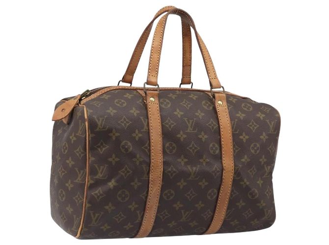 LOUIS VUITTON Monogram Sac Souple 35 Boston Bag M41626 LV Auth 202770 Monogramm