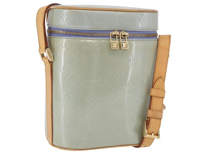 LOUIS VUITTON Monogram Vernis Sullivan Vertical Bag Lavande M91258 Auth 205822