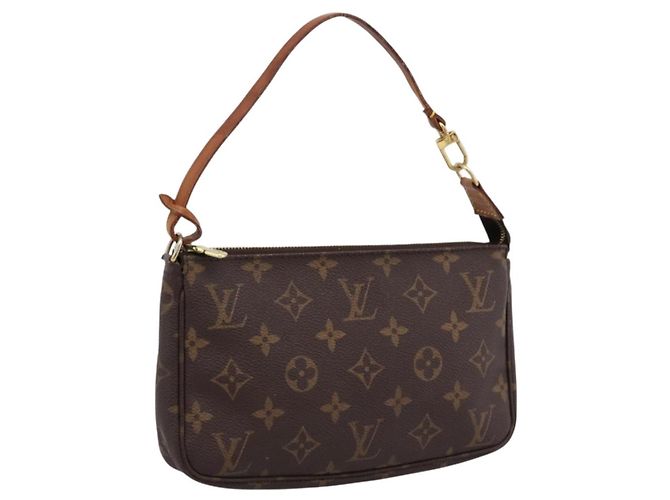 LOUIS VUITTON Monogram Pochette Accessoires Accessory Pouch M51980 Auth 202029 Monograma