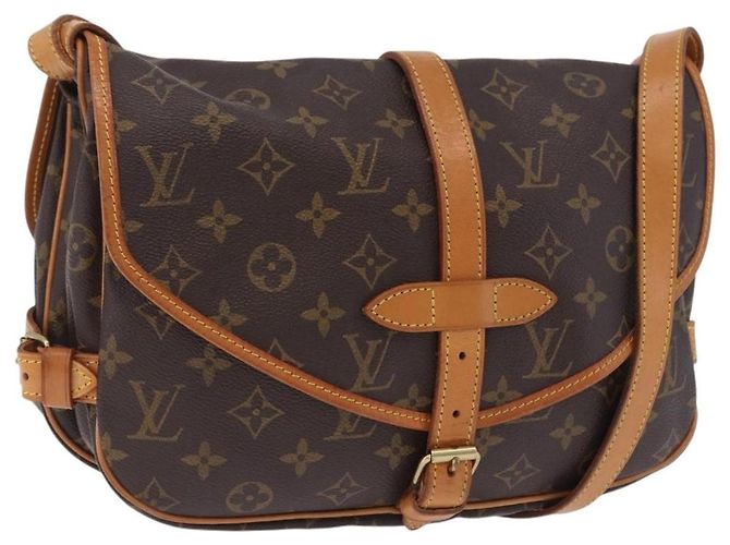 LOUIS VUITTON Sac à bandoulière Monogram Saumur 30 M42256 LV Auth 200894V Monogramme