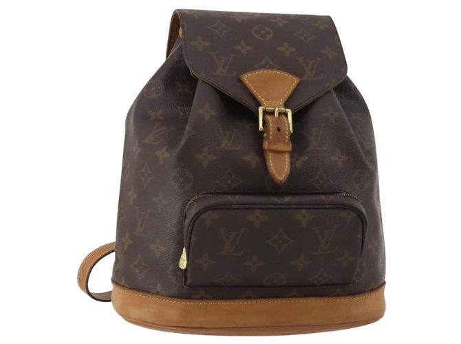 LOUIS VUITTON Monogram Montsouris MM Backpack M51136 LV Auth 203175A