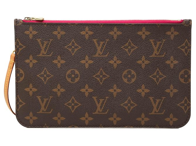 Bolsa Louis Vuitton Monogram Neverfull MM Castanha Marrom