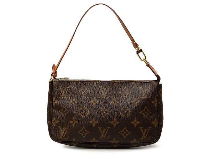 Sac à épaule Louis Vuitton Monogram Pochette Accessoires Marron