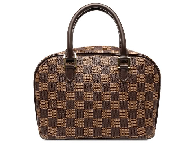 Bolso de mano Mini Sarria Louis Vuitton Damier Ebene Marrón Castaño