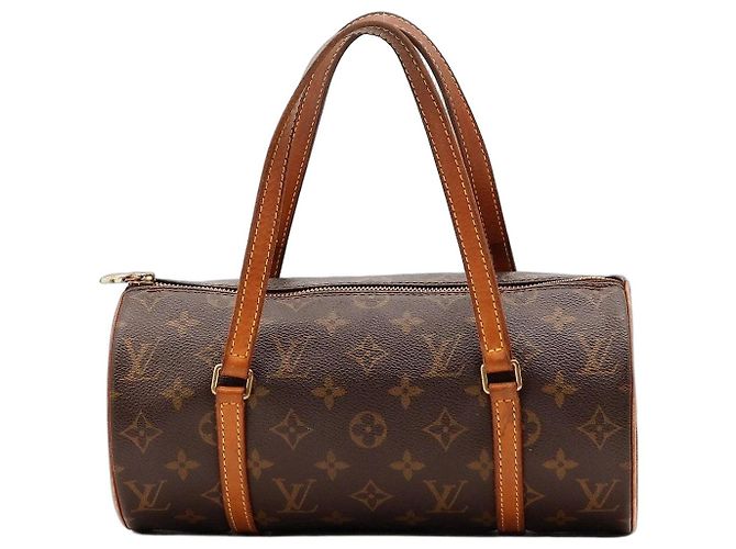 Louis Vuitton Papillon 30 Bolsa de mão Monogram Canvas Marrom Monograma