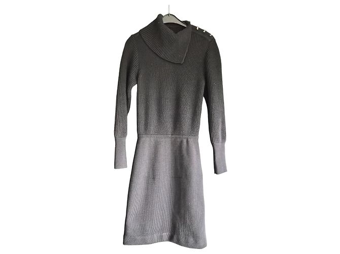 Alaïa Strickkleid Schwarz