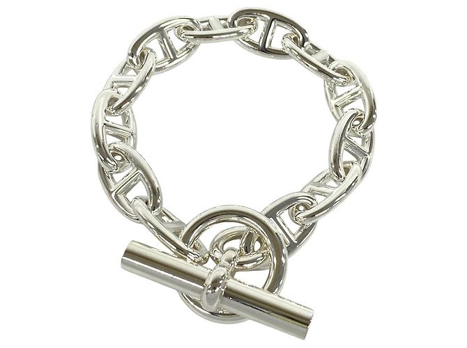 Hermès Hermes Silver 925 Charm Bracelet Silvery