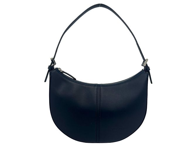 Bolso semi-shoulder Burberry de cuero azul marino