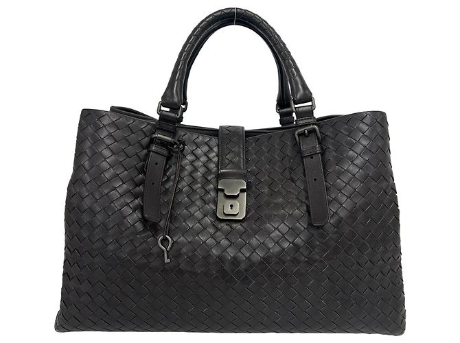 Borsa a mano/Tote Bottega Veneta in pelle Intrecciato Marrone