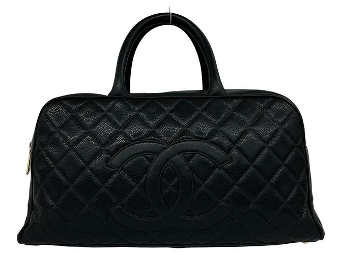 Sac à main Chanel Matelassé Coco Mark Black Noir