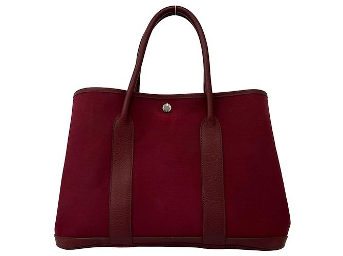 Hermès Bolso Hermes Garden Party PM Roja Burdeos