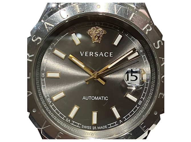 Relógio de pulso Versace em aço inoxidável