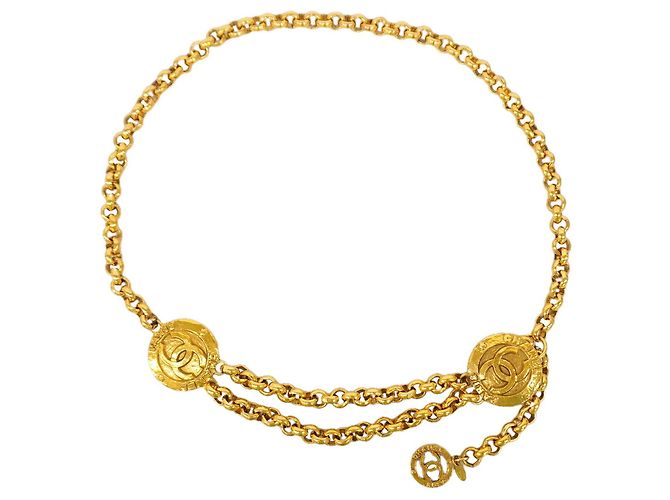 Chanel Gold Chain Belt Golden
