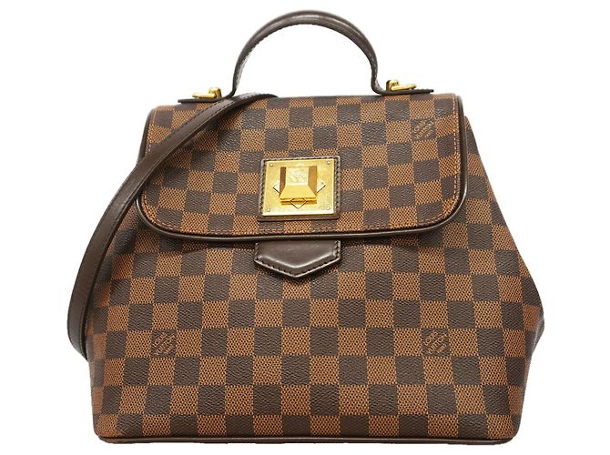 Borsa Louis Vuitton Damier Bergamo MM Damier ebene
