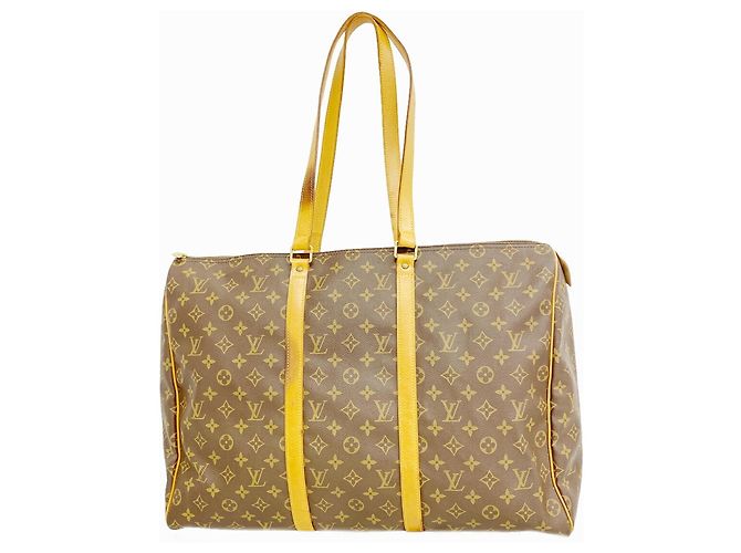 Borsa Louis Vuitton Boston Monogram Flanerie 50 Marrone