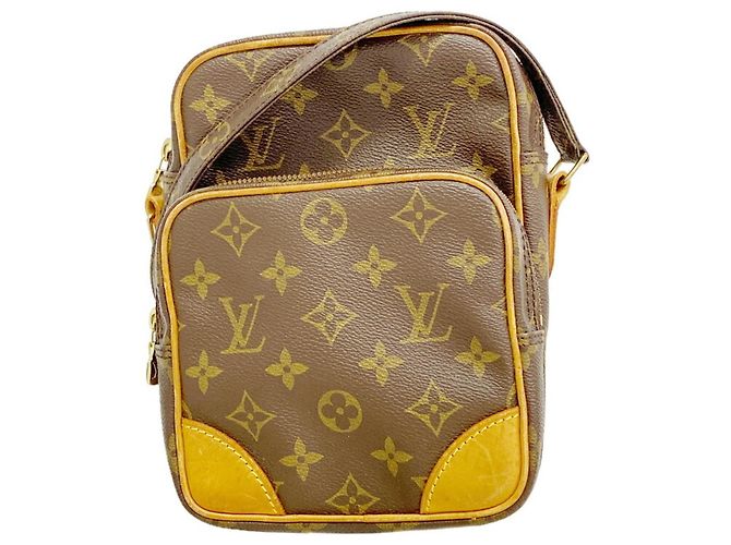 Louis Vuitton Monogram Amazon Shoulder Bag Brown