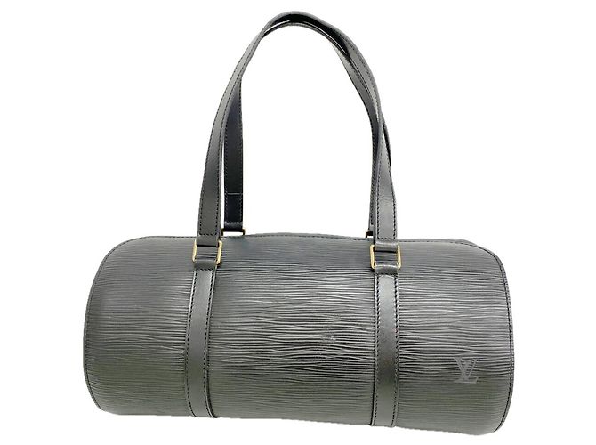 Borsa Louis Vuitton Epi Soufflot Nero
