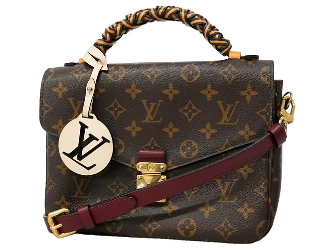 Sac à main Louis Vuitton Monogram Pochette Metis MM Marron