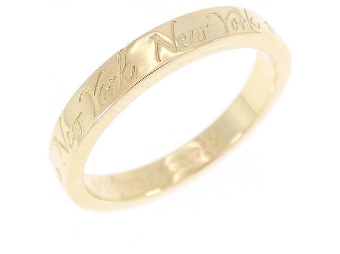 Autre Marque Anillo Tiffany Notes Narrow en oro amarillo