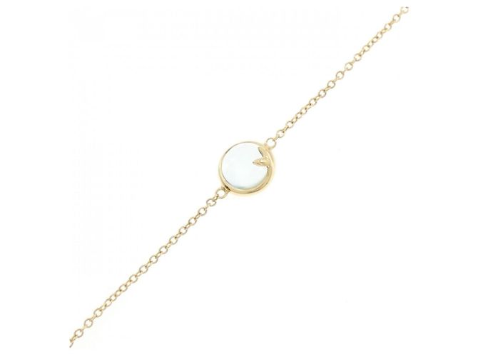 Autre Marque Tiffany Blue Topas Charm-Armband