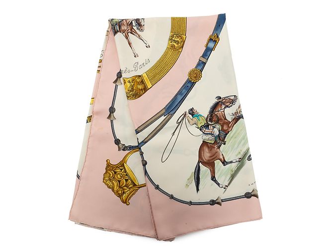 Hermès Pink Pampa Seidentuch 90