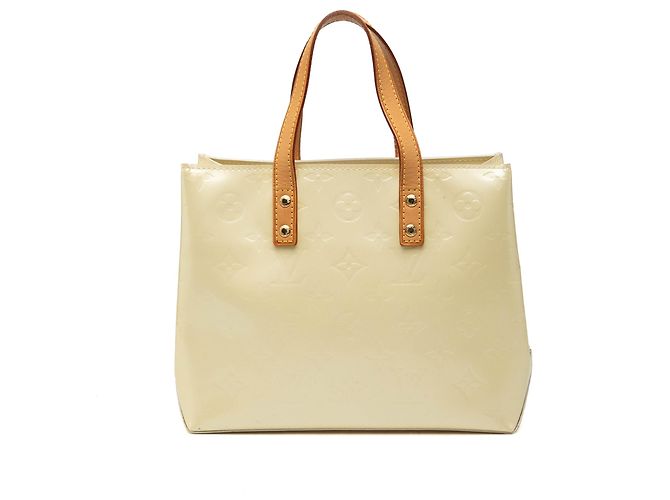Louis Vuitton White Monogram Vernis Reade PM Blanc