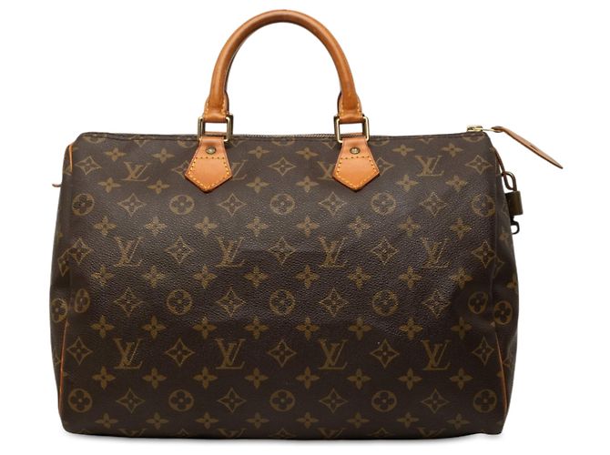 Louis Vuitton Brown Monogram Speedy 35 Braun