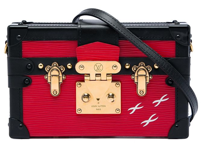 Petite Malle Louis Vuitton Red Epi Petit Malle Rot