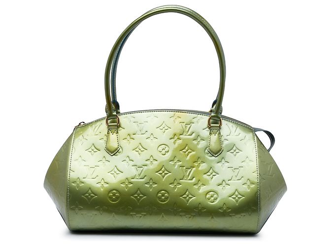 Louis Vuitton Green Monogram Vernis Sherwood PM Verde