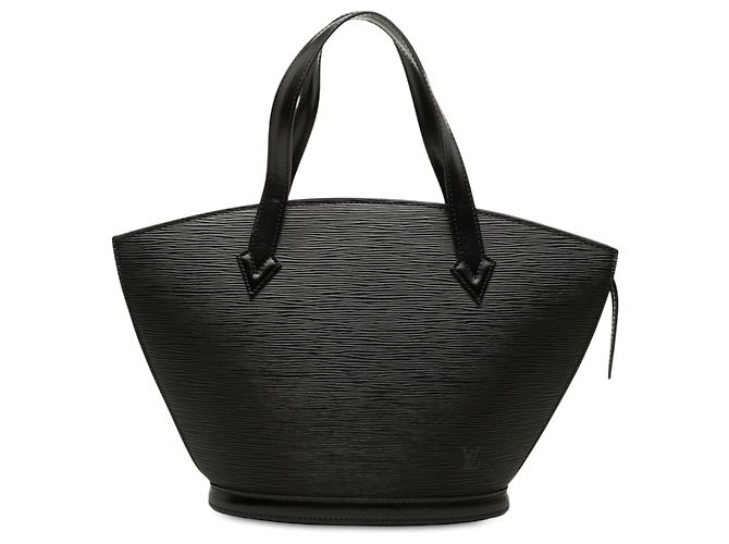 Louis Vuitton Black Epi Saint Jacques PM Short Strap Schwarz
