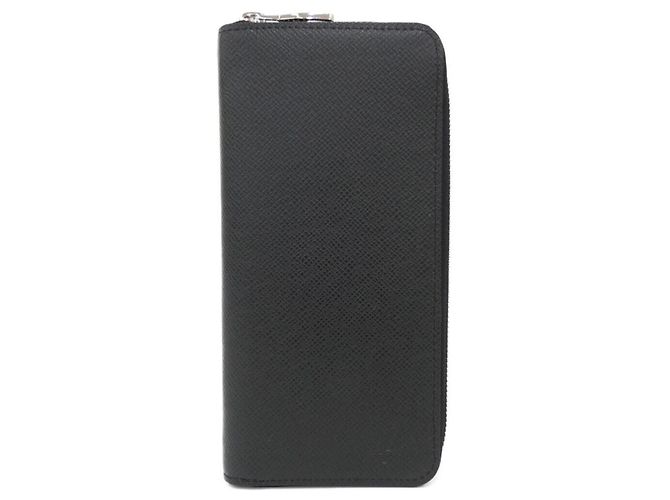 Louis Vuitton Taiga Zippy Wallet Black