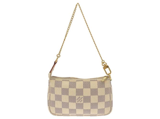Louis Vuitton Damier Azur Mini Pochette Accessoires Blu