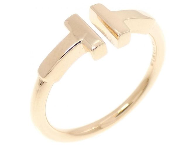 Autre Marque Anello Tiffany T Wire in oro rosa 18K