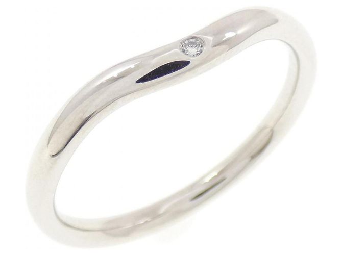 Autre Marque Anel Aliança Curva 1P Tiffany & Co.