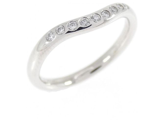 Autre Marque Tiffany & Co. Curved 9P Band Ring