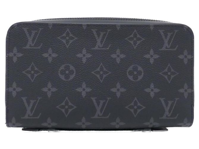 Cartera Zippy XL Monogram Eclipse Louis Vuitton Negro
