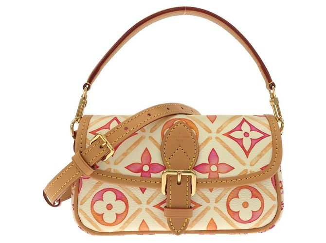 Bolsa Louis Vuitton Monogram Tile Nano Diane Coral