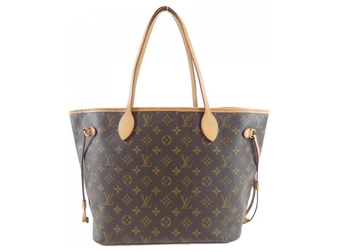 Borsa Louis Vuitton Monogram Neverfull MM Marrone