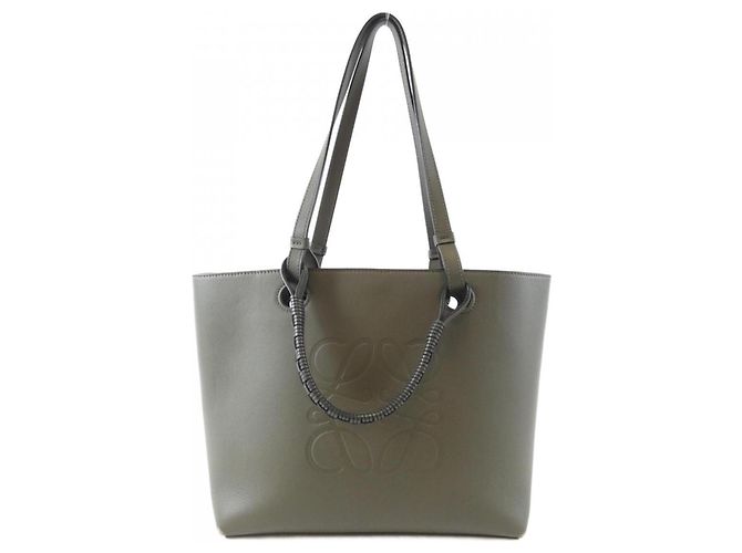 Sac à main Loewe Anagram Tote Small Kaki